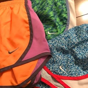 3 pairs of Nike pro running shorts